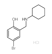 4-bromo-2-[(cyclohexylamino)methyl]phenol Structure