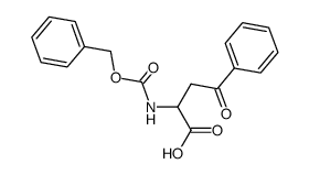 2-(((benzyloxy)carbonyl)amino)-4-oxo-4-phenylbutanoic acid结构式