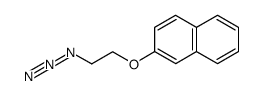 2-(2-azidoethoxy)naphthalene Structure