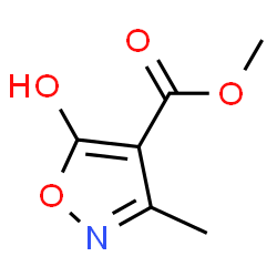 4-Isoxazolecarboxylic acid, 5-hydroxy-3-methyl-, methyl ester (9CI) structure