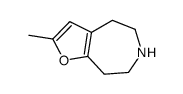 4H-Furo[2,3-d]azepine,5,6,7,8-tetrahydro-2-methyl-(9CI) structure