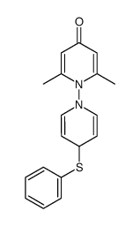 2,6-dimethyl-4'-(phenylthio)-4H,4'H-[1,1'-bipyridin]-4-one结构式