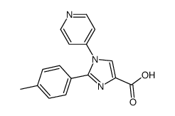 2-(4-methylphenyl)-1-(4-pyridyl)-1H-imidazole-4-carboxylic acid结构式