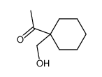 1-(1-(hydroxymethyl)cyclohexyl)ethanone结构式