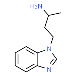 1H-Benzimidazole-1-propanamine,alpha-methyl-(9CI) structure