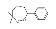 3,3-dimethyl-7-phenyldioxepane结构式