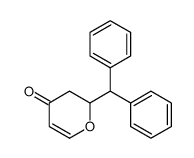 2-Benzhydryl-2H-pyran-4(3H)-one结构式