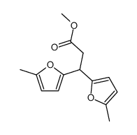 3,3'-bis(5-methyl-2-furyl)propionate结构式