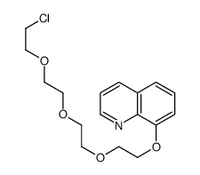 8-[2-[2-[2-(2-chloroethoxy)ethoxy]ethoxy]ethoxy]quinoline结构式