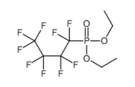 1-diethoxyphosphoryl-1,1,2,2,3,3,4,4,4-nonafluorobutane结构式