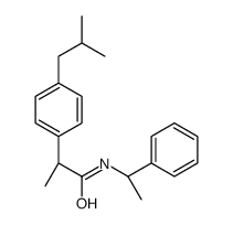 (S,S)-N-(1-Phenylethyl) Ibuprofen Amide结构式