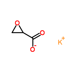 Potassium 2-oxiranecarboxylate Structure