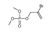 2-bromoprop-2-enyl dimethyl phosphate结构式