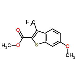 Methyl 6-methoxy-3-methyl-1-benzothiophene-2-carboxylate Structure