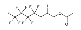 2-Iodo-4,4,5,5,6,6,7,7,7-nonafluoroheptyl acetate结构式