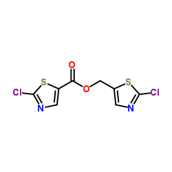 (2-Chloro-1,3-thiazol-5-yl)methyl 2-chloro-1,3-thiazole-5-carboxylate Structure
