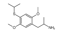 1-[4-(Isopropylsulfanyl)-2,5-dimethoxyphenyl]-2-propanamine结构式