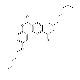 1-O-(4-hexoxyphenyl) 4-O-octan-2-yl benzene-1,4-dicarboxylate结构式