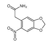 (6-nitro-benzo[1,3]dioxol-5-yl)-acetic acid amide Structure