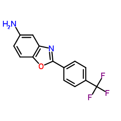 2-[4-(Trifluoromethyl)phenyl]-1,3-benzoxazol-5-amine结构式