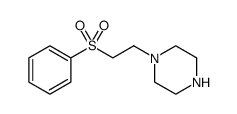 Piperazine, 1-[2-(phenylsulfonyl)ethyl]结构式