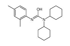 1,1-dicyclohexyl-3-(2,4-dimethylphenyl)urea结构式