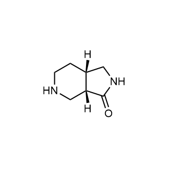 (3aS,7aS)-八氢-1H-吡咯并[3,4-c]吡啶-3-酮结构式