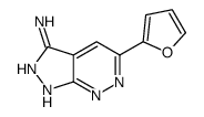 1H-Pyrazolo[3,4-c]pyridazin-3-amine,5-(2-furanyl)-(9CI)结构式