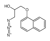 rac-1-Azido-3-(1-naphthalenyloxy)-2-propanol structure