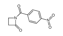 1-(4-nitrobenzoyl)azetidin-2-one结构式