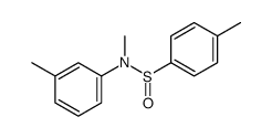 N,4-dimethyl-N-(3-methylphenyl)benzenesulfinamide结构式