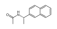 (S)-N-(1-(2-Naphthyl)ethyl)acetamid结构式
