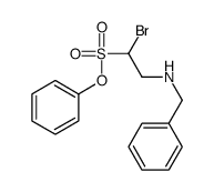 phenyl 2-(benzylamino)-1-bromoethanesulfonate Structure
