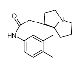 N-(3,4-dimethylphenyl)-2-(1,2,3,5,6,7-hexahydropyrrolizin-8-yl)acetamide结构式