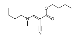butyl 3-[butyl(methyl)amino]-2-cyanoprop-2-enoate Structure