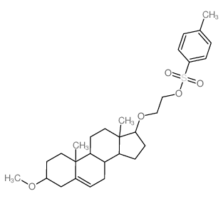Ethanol, 2-[[(3b,17b)-3-methoxyandrost-5-en-17-yl]oxy]-,4-methylbenzenesulfonate (9CI) Structure