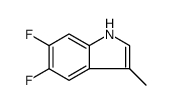 1H-Indole, 5,6-difluoro-3-methyl Structure