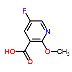 5-fluoro-2-methoxynicotinic acid structure