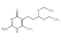 4(3H)-Pyrimidinone,2-amino-5-(3,3-diethoxypropyl)-6-methyl- picture