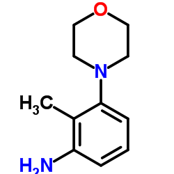 2-Methyl-3-(4-morpholinyl)aniline Structure