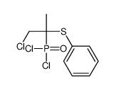 (1-chloro-2-dichlorophosphorylpropan-2-yl)sulfanylbenzene Structure