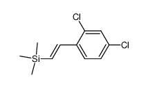 [(E)-2-(2,4-Dichloro-phenyl)-vinyl]-trimethyl-silane结构式