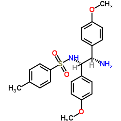 N-[(1S,2S)-2-amino-1,2-bis(4-Methoxyphenyl)ethyl]-4-Methyl-Benzenesulfonamide Structure