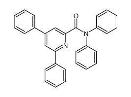 N,N,4,6-tetraphenylpyridine-2-carboxamide结构式