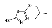 5-(Isobutylthio)-1,3,4-thiadiazole-2-thiol Structure
