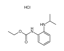 ethyl N-(2-isopropylaminophenyl)-carbamate hydrochloride Structure