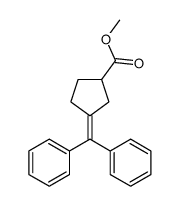 methyl 3-benzhydrylidenecyclopentane-1-carboxylate Structure
