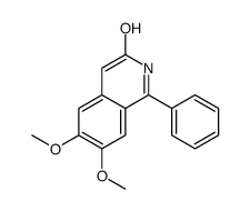 6,7-dimethoxy-1-phenyl-2H-isoquinolin-3-one结构式