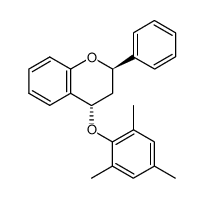 4α-(2,4,6-trimethylphenoxy)flavan结构式