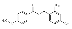 3-(2,4-DIMETHYLPHENYL)-4'-THIOMETHYLPROPIOPHENONE结构式